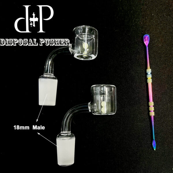 14mm Thermal Quartz Banger With Stainless Steel Spillikin and Terp Pearls Kit - Image 10